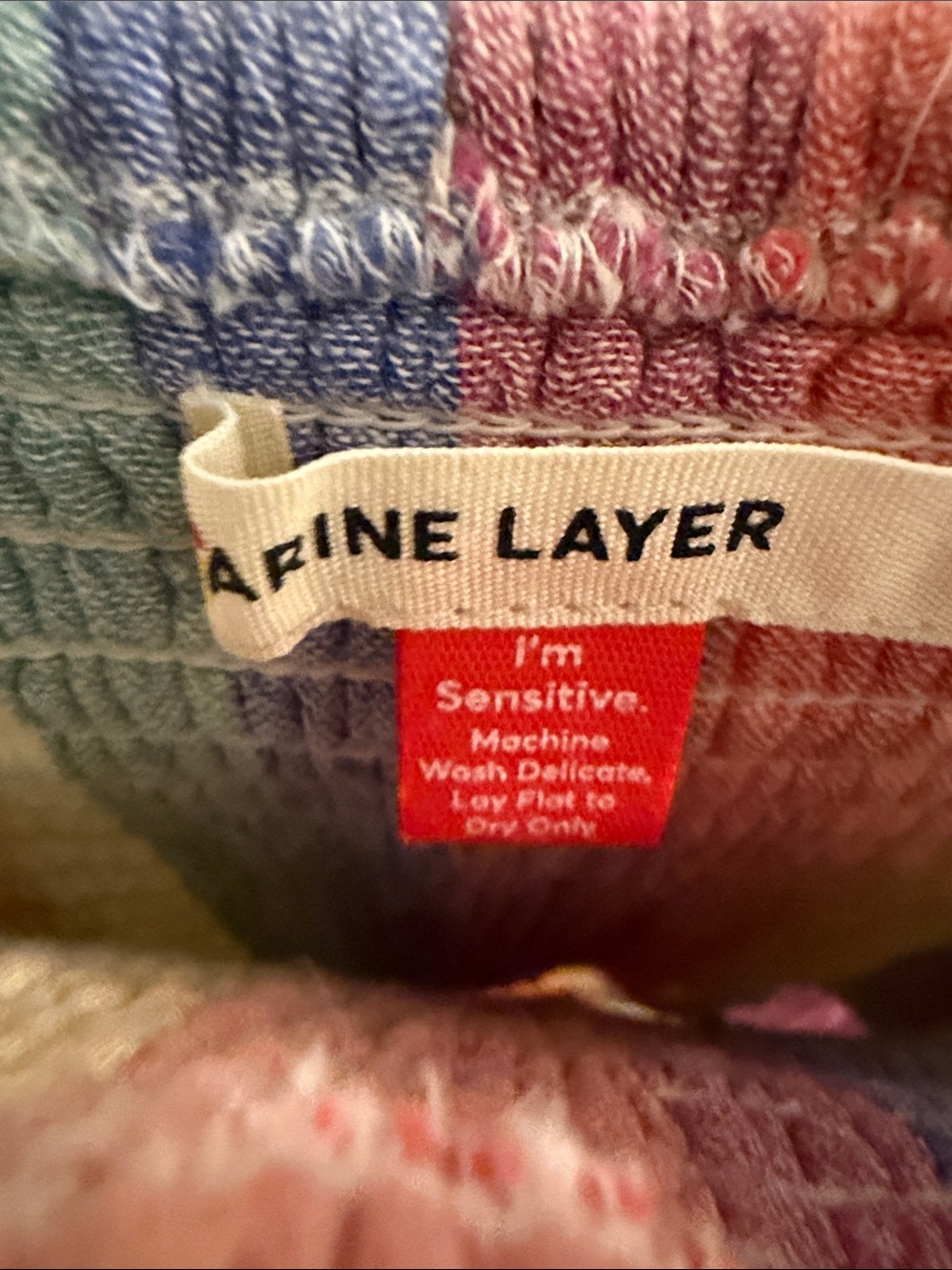 Marine Layer Pastel Rainbow Stripe Tiered Maxi Dress - Picture 5 of 5